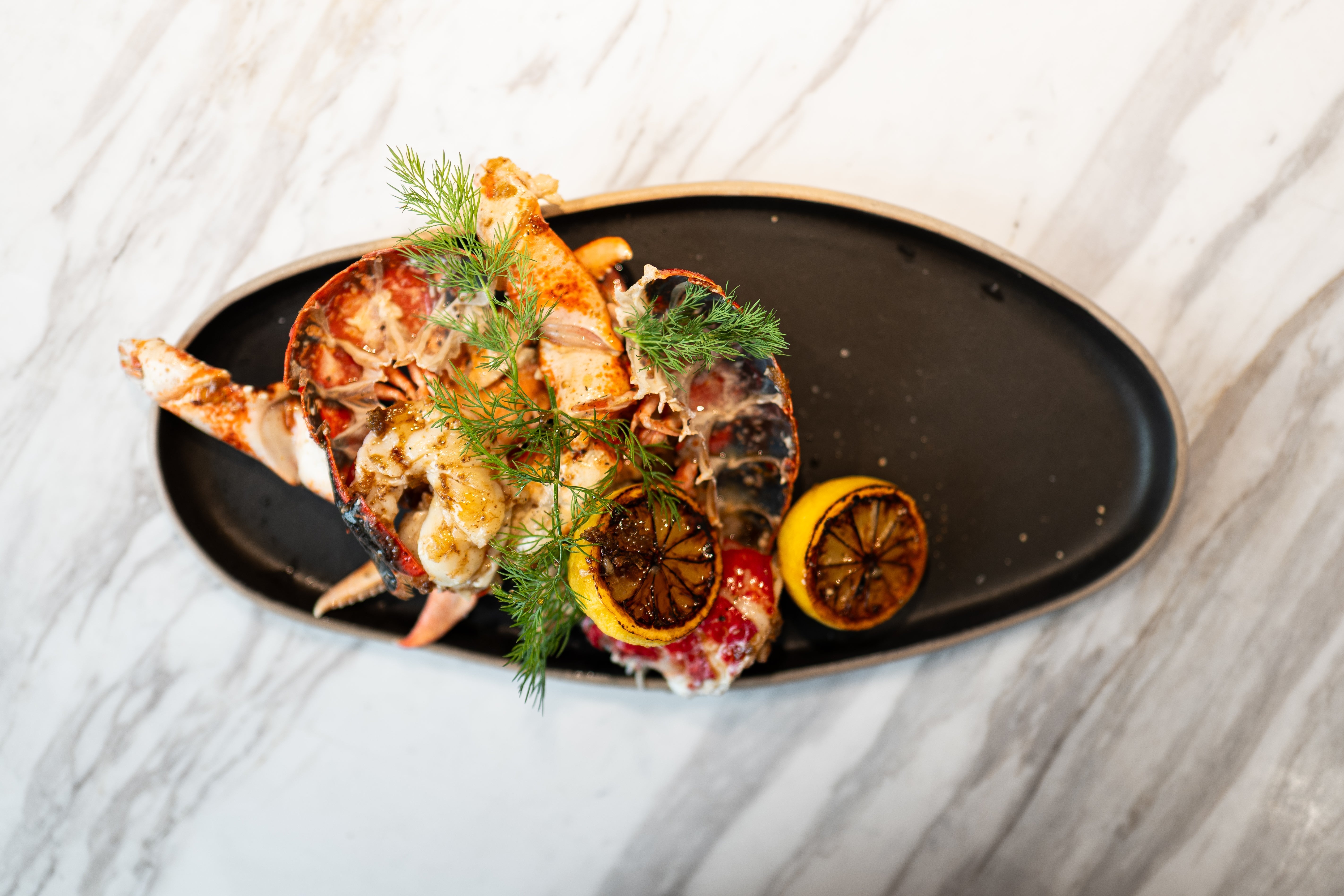 Lobste, caramelised lemon and homemade mayonnaise