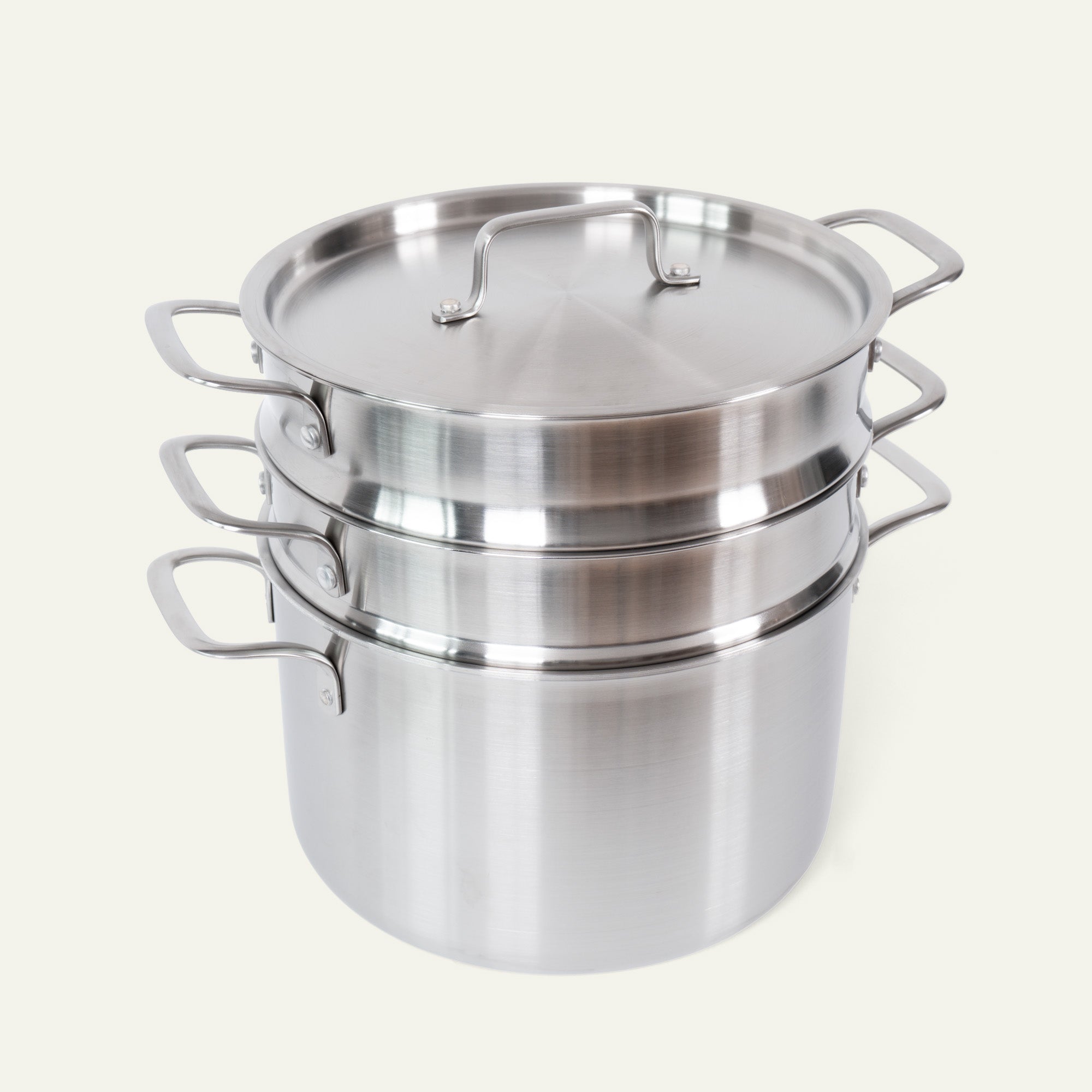 Pot 7 L + Steamer insert + Pasta insert